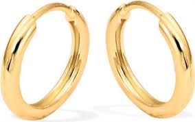 Brinco argola folheada a ouro  COD. 10002060