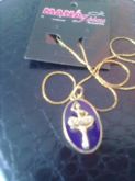 Corrente c/ pingente de bailarina esmaltada COD. 30003500