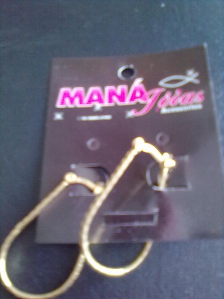 Argola folheado a ouro    Cod. 10955250